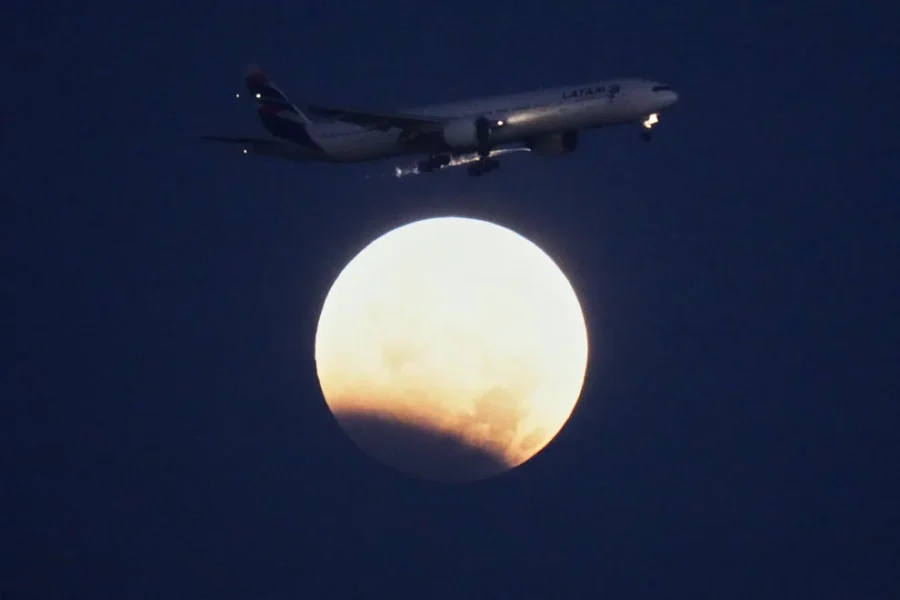 Eclipse lunar captó la atención de muchos, la madrugada de este 28 de agosto desde RD