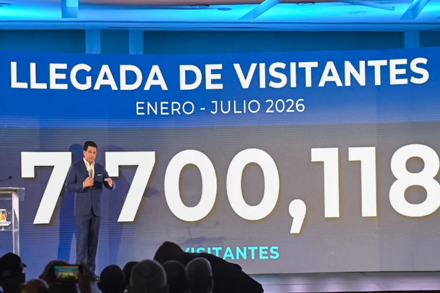 RD supera los 7,7 millones de visitantes entre enero y julio, informa Turismo