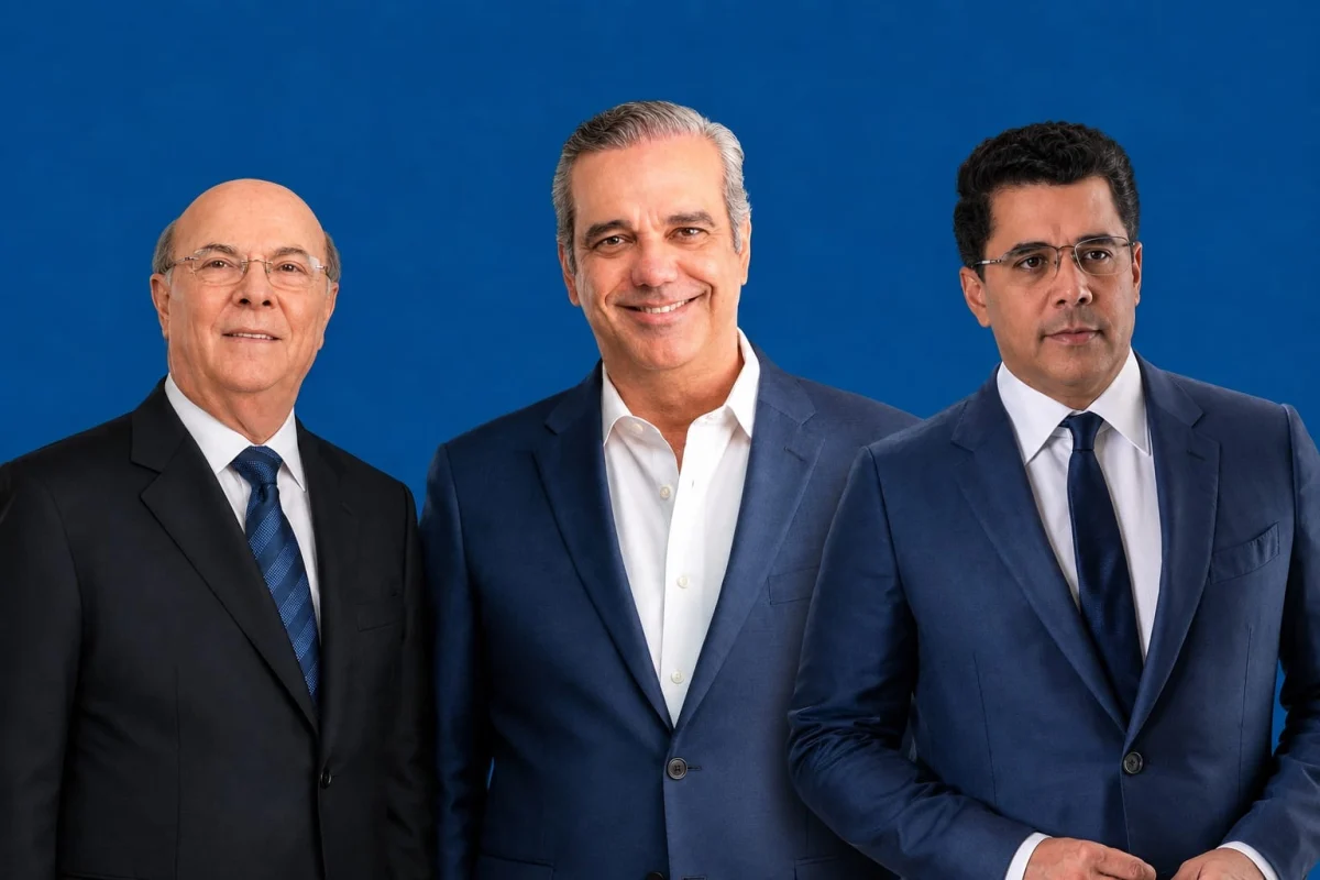 Presidente Abinader, Hipólito Mejía y David Collado materializan consenso en el PRM