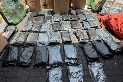 DNCD incauta 41 paquetes de marihuana en Puerto de Haina Oriental