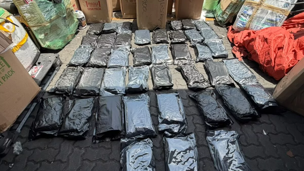 DNCD incauta 41 paquetes de marihuana en Puerto de Haina Oriental