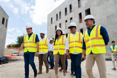 Autoridades supervisan construcción dela Ciudad Judicial de Santo Domingo Oeste