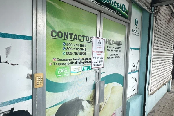 Ministerio de Salud Pública cierra centro de masajes que operaba sin licencia de habilitación