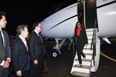 Venezolanos en Nueva York convocaron una protesta en rechazo a la visita de Delcy Rodríguez a la ONU