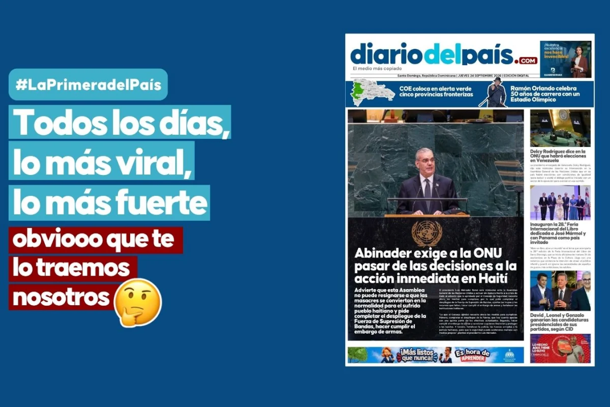 Otra vez Abi habla de Haití en la ONU: les pide que se muevan y dejen el cháchara
