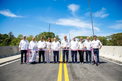 Abinader inaugura nuevo puente sobre el río Camú y restablece conexión entre Santiago y Puerto Plata