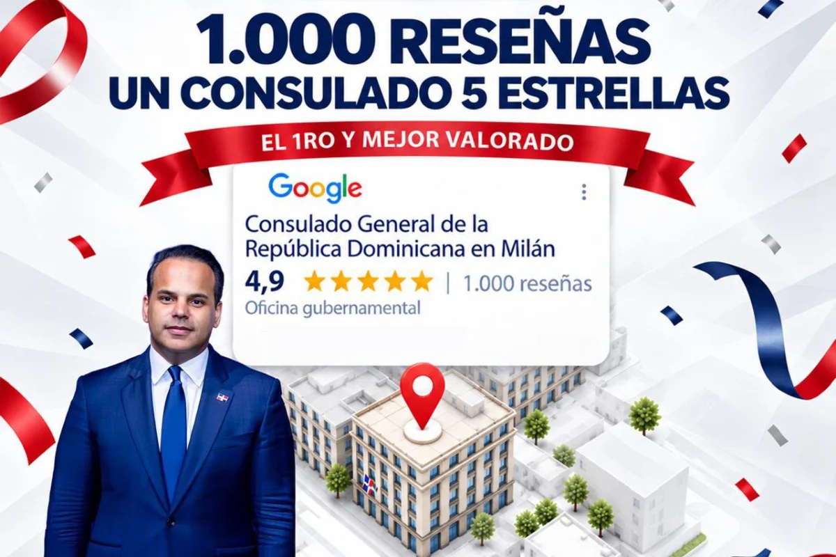 Consulado dominicano en Milán cumple un año como el mejor valorado del servicio exterior