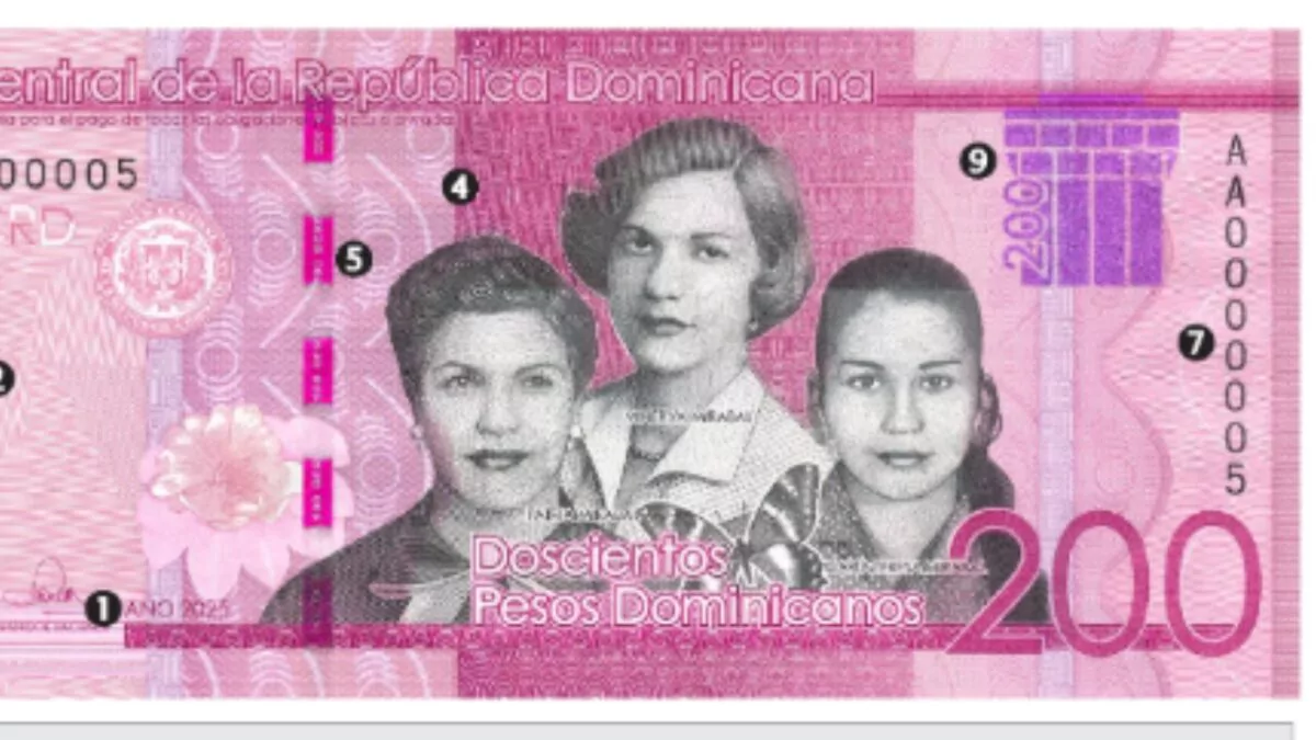 Banco Central pone en circulación billetes de RD$200 correspondientes al año 2025