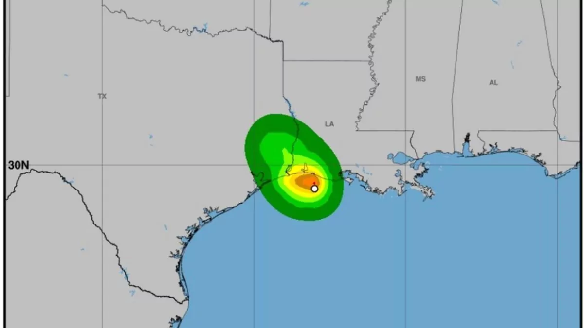 La tormenta tropical Edouard toca tierra en Luisiana, en el sur de Estados Unidos