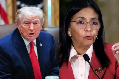 Trump afirma que habló con Delcy Rodríguez sobre elecciones y dice que fue «fantástica»