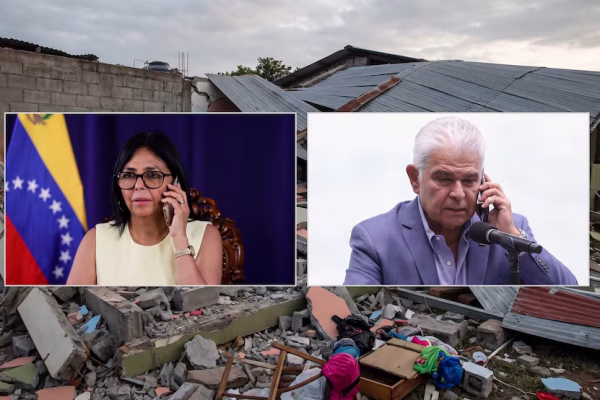 Mulino confirma una llamada con Delcy Rodríguez tras el terremoto que sacudió Panamá