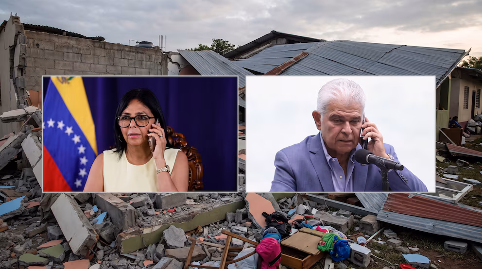 Mulino confirma una llamada con Delcy Rodríguez tras el terremoto que sacudió Panamá