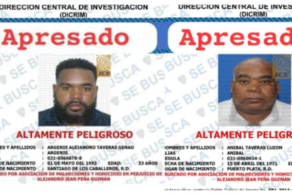 Dos hombres se entregan al DICRIM por homicidio ocurrido en 2014 en Santiago
