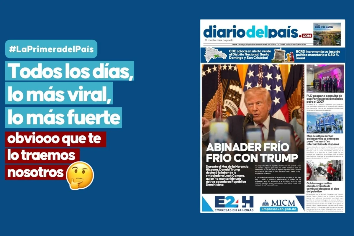 Abinader, frío, frío con Trump