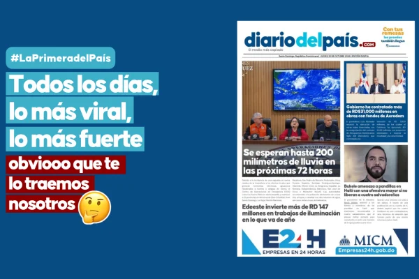Indomet anuncia agua por pila con 22 provincias en alerta
