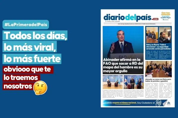 Abinader dice en la FAO que sacar a RD del mapa del hambre es su mayor orgullo