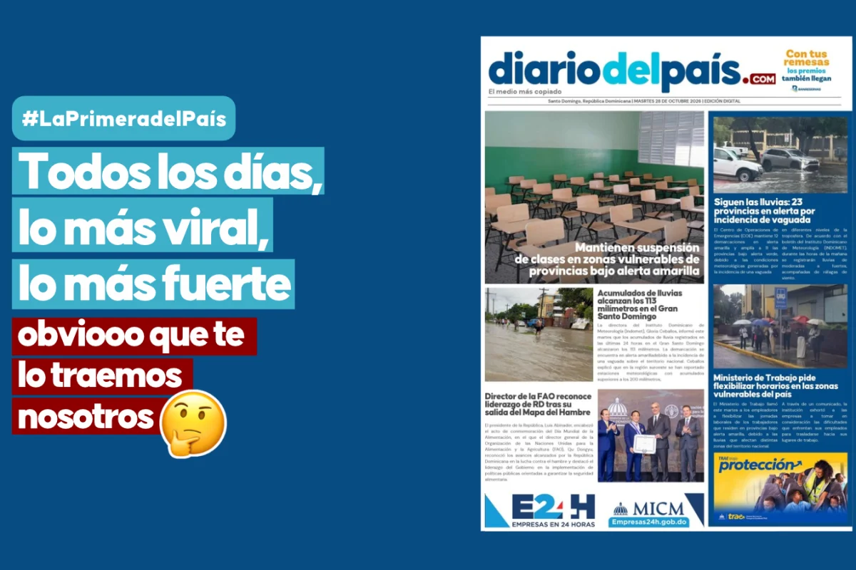 Seguirá lloviendo: Minerd mantiene suspendidas las clases y 23 provincias están bajo alerta