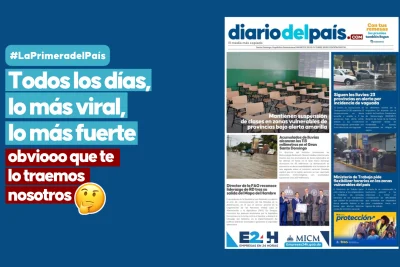 Seguirá lloviendo: Minerd mantiene suspendidas las clases y 23 provincias están bajo alerta