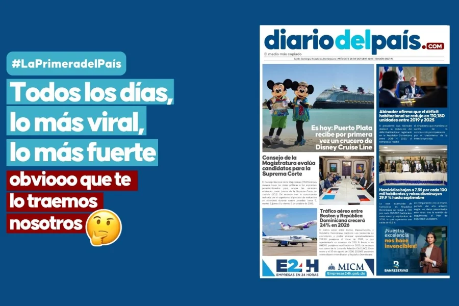 ¡Saquen la alfombra roja, que Mickey y Minnie acaban de atracar en Puerto Plata!