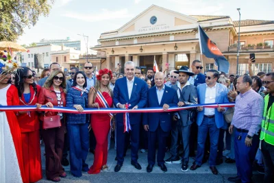Abinader inaugura la Parada Dominicana en Roma y resalta el orgullo patrio