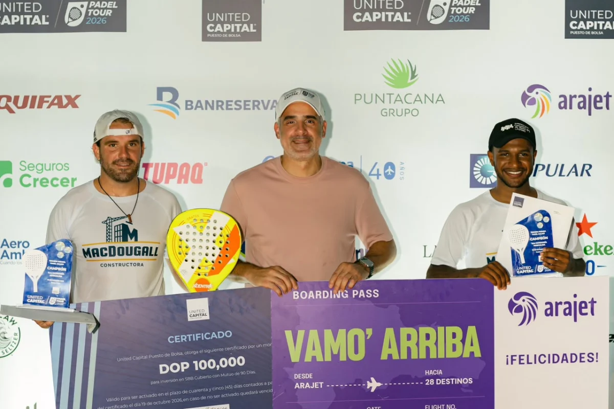 Punta Cana vive la emoción de la tercera parada del United Capital Padel Tour