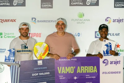 Punta Cana vive la emoción de la tercera parada del United Capital Padel Tour