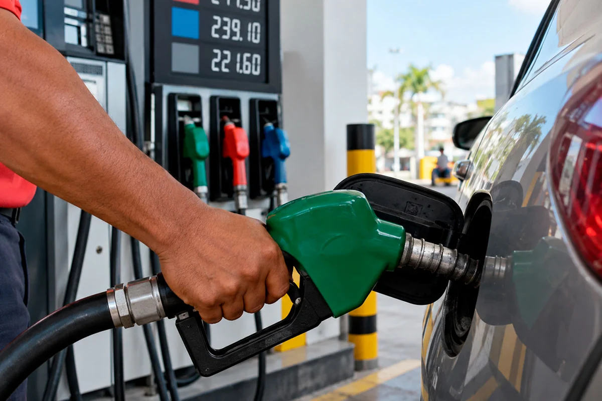 Gobierno congelados los combustibles durante la semana del 24 al 30 de octubre