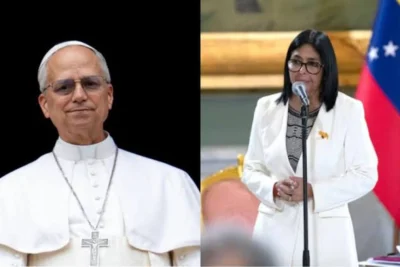 Delcy Rodríguez pide al papa canonizar a religiosa y beatificar a un monseñor de Venezuela