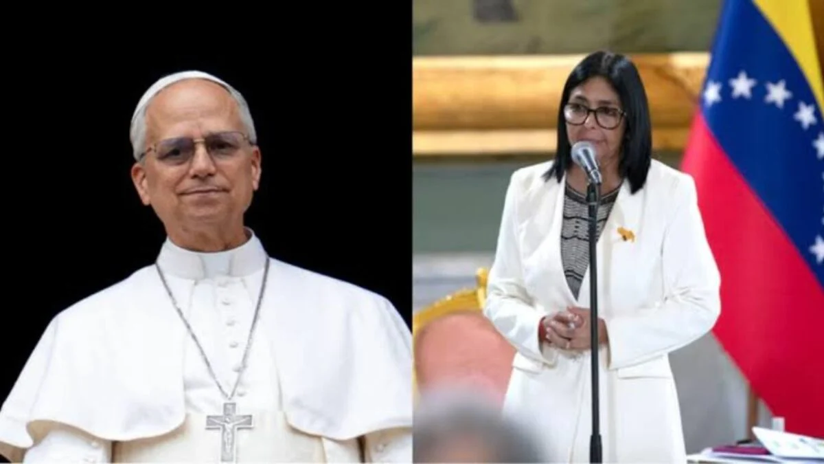 Delcy Rodríguez pide al papa canonizar a religiosa y beatificar a un monseñor de Venezuela